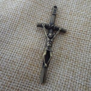 Antique Style Rosary Cross Pendant for DIY Designs, Rosary Accessories product image 5