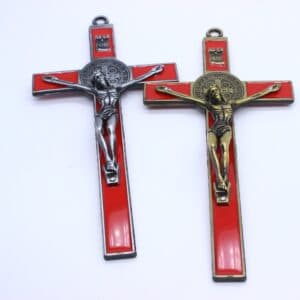 Antique Red Cross Tabletop Statue, Tabletop Statues product image 4