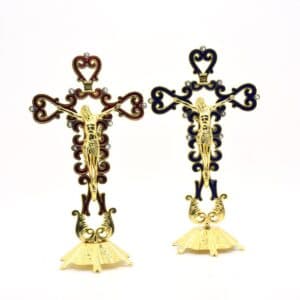 Classic Cross Tabletop Statue for home and office decor
