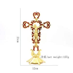 Classic Cross Tabletop Statue, Tabletop Statues product image 2
