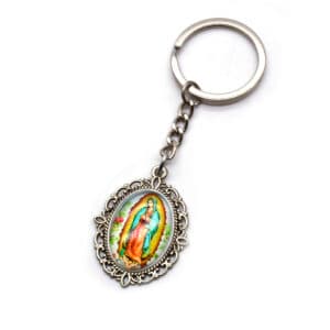 Holy Family Keychain Pendant Vintage Devotional Accent, Tabletop Statues product image 2