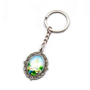 Holy Family Keychain Pendant Vintage Devotional Accent, Tabletop Statues product image 3