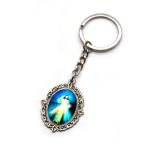 Holy Family Keychain Pendant Vintage Devotional Accent, Tabletop Statues product image 5