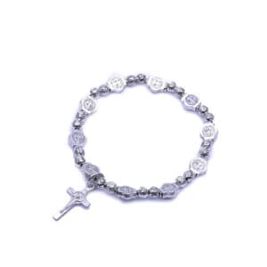Saint Benedict Rosary Bracelet Cross Bead Devotion, Tabletop Statues product image 2