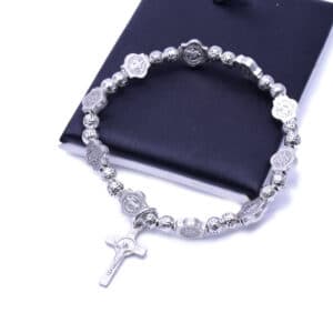 Saint Benedict Rosary Bracelet Cross Bead Devotion, Tabletop Statues product image 3