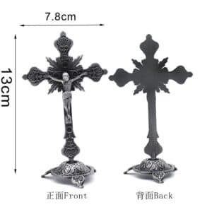 Vintage Cross Display Ornament for home or office decor