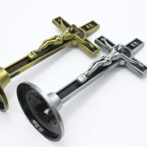 Vintage Tabletop Cross Decor for Reflective Spaces, Tabletop Statues product image 4