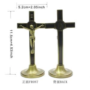 Vintage Tabletop Cross Decor for Reflective Spaces, Tabletop Statues product image 5