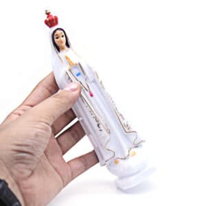 White Fatima Tabletop Statue for Devotional Displays, Tabletop Statues product image 3