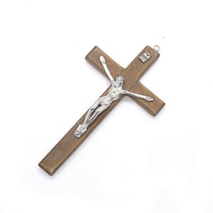 Brown Handheld Cross Tabletop Statue, Tabletop Statues product image 2
