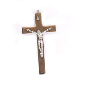 Brown Handheld Cross Tabletop Statue, Tabletop Statues product image 4