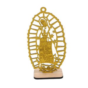 Our Lady of Guadalupe Glitter Tabletop Statue, Tabletop Statues product image 2