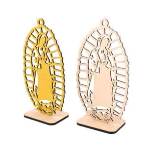 Our Lady of Guadalupe Glitter Tabletop Statue, Tabletop Statues product image 3