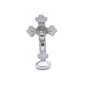 White Cross Tabletop Statue for office or home décor