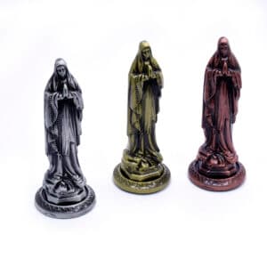 Our Lady of Lourdes Tabletop Statue for Devotional Décor, Tabletop Statues product image 4