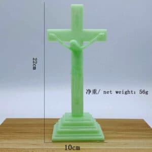 Glow in the Dark Tabletop Cross for Prayer Corners, Tabletop Statues product image 2