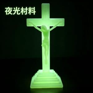 Glow in the Dark Tabletop Cross for Prayer Corners, Tabletop Statues product image 3