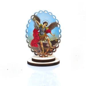 Virgin Mary Car Charm with Colorful Openwork Frame, Virgin Mary / Saint Car Charms product image 4