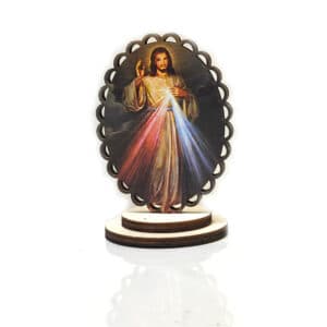 Virgin Mary Car Charm with Colorful Openwork Frame, Virgin Mary / Saint Car Charms product image 5
