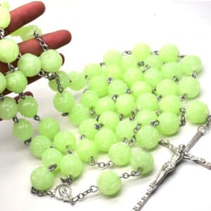 Glow-in-the-Dark Rosary Wall Cross, Wall Crosses & Wall Decor product image 2