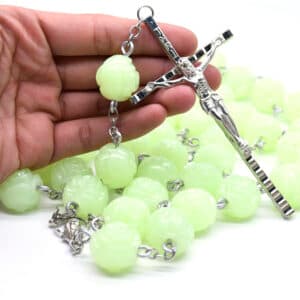 Glow-in-the-Dark Rosary Wall Cross, Wall Crosses & Wall Decor product image 3