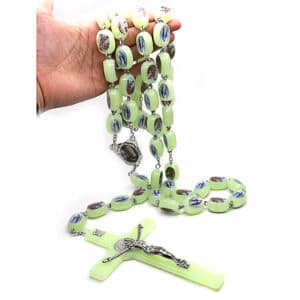 Angel Glow Rosary Wall Cross, Wall Crosses & Wall Decor product image 2