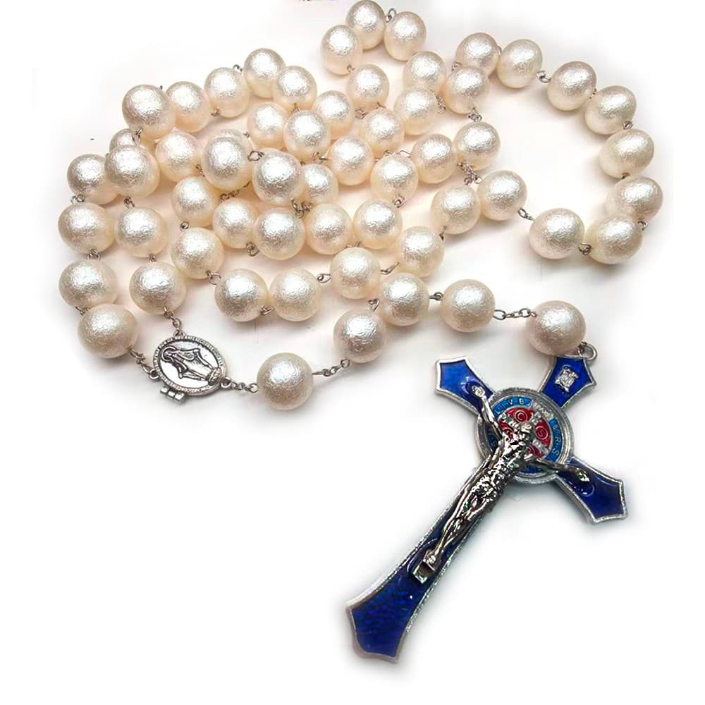 59-Bead Wall Rosary Cross hanging religious wall decor
