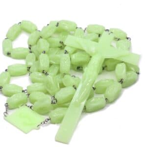 Luminous Square-Bead Wall Rosary Cross, Wall Crosses & Wall Decor product image 2