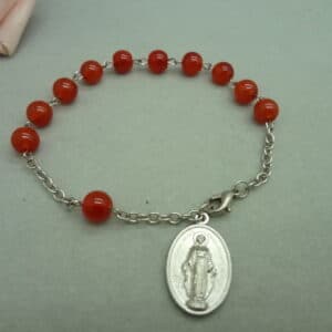 Red Bead Cross Bracelet for Prayerful Style, Bracelets product image 3