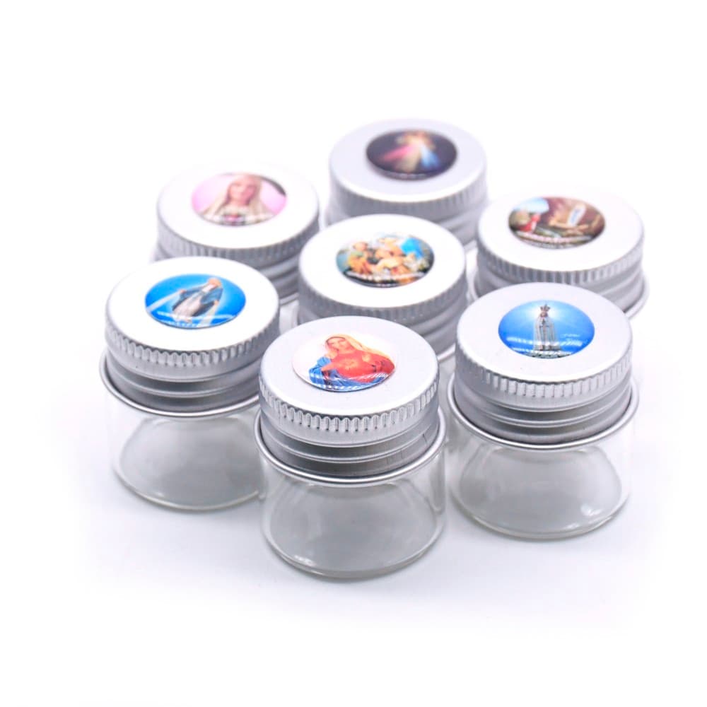 Mini Rosary Bracelet Gift Box with presentation bottle