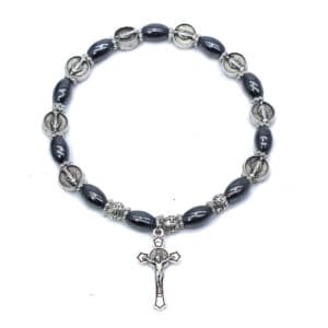 Virgin Mary Cross Bracelet with Devotional Beads, Bracelets product image 2