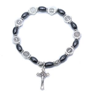 Virgin Mary Cross Bracelet with Devotional Beads, Bracelets product image 3