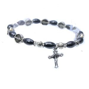 Virgin Mary Cross Bracelet with Devotional Beads, Bracelets product image 5