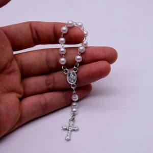 Golden Mini Rosary Bracelet for Children’s Gifts, Bracelets product image 3