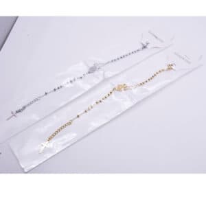 Gold Mini Mary Cross Rosary Bracelet, Bracelets product image 2