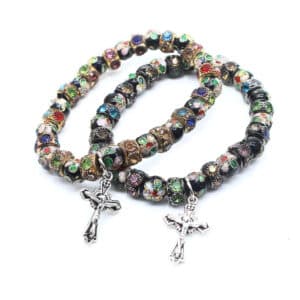 Sparkling Cross Bracelet with Handcrafted Detail, Bracelets product image 3