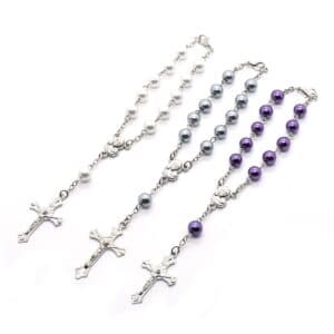 Cross Bead Car Rosary Hanger, Car Rosary Hangers product image 2