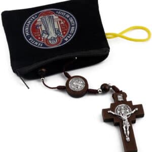 Saint Benedict Car Rosary Hanger for Daily Drives, Car Rosary Hangers product image 4