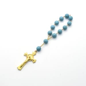 Cross Car Rosary Hanger with Bracelet-Inspired Style, Car Rosary Hangers product image 2