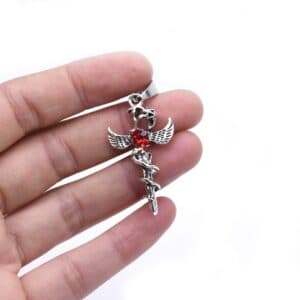 Angel Heart Cross Necklace, Necklaces & Pendants product image 4