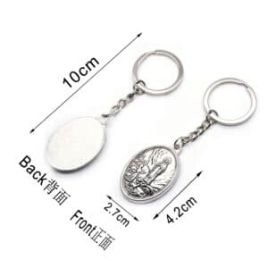 Fatima Oval Cross Pendant Necklace for Symbolic Style, Necklaces & Pendants商品图片 3