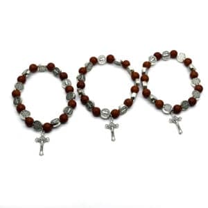 Saint Benedict Cross Bracelet Set, Religious Gift Sets product image 2