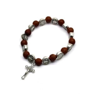 Saint Benedict Cross Bracelet Set, Religious Gift Sets product image 3