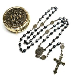 Saint Michael Angel Rosary Gift Set, Religious Gift Sets product image 5