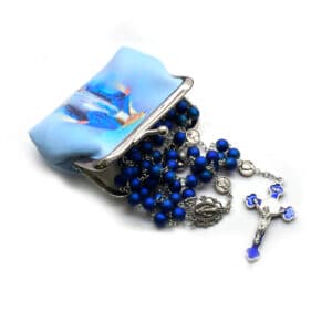 Guadalupe Rosary Pouch with Clip Closure, Rosaries product image 3