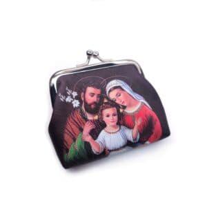 Rosary Storage Pouch with clip closure for prayer beads