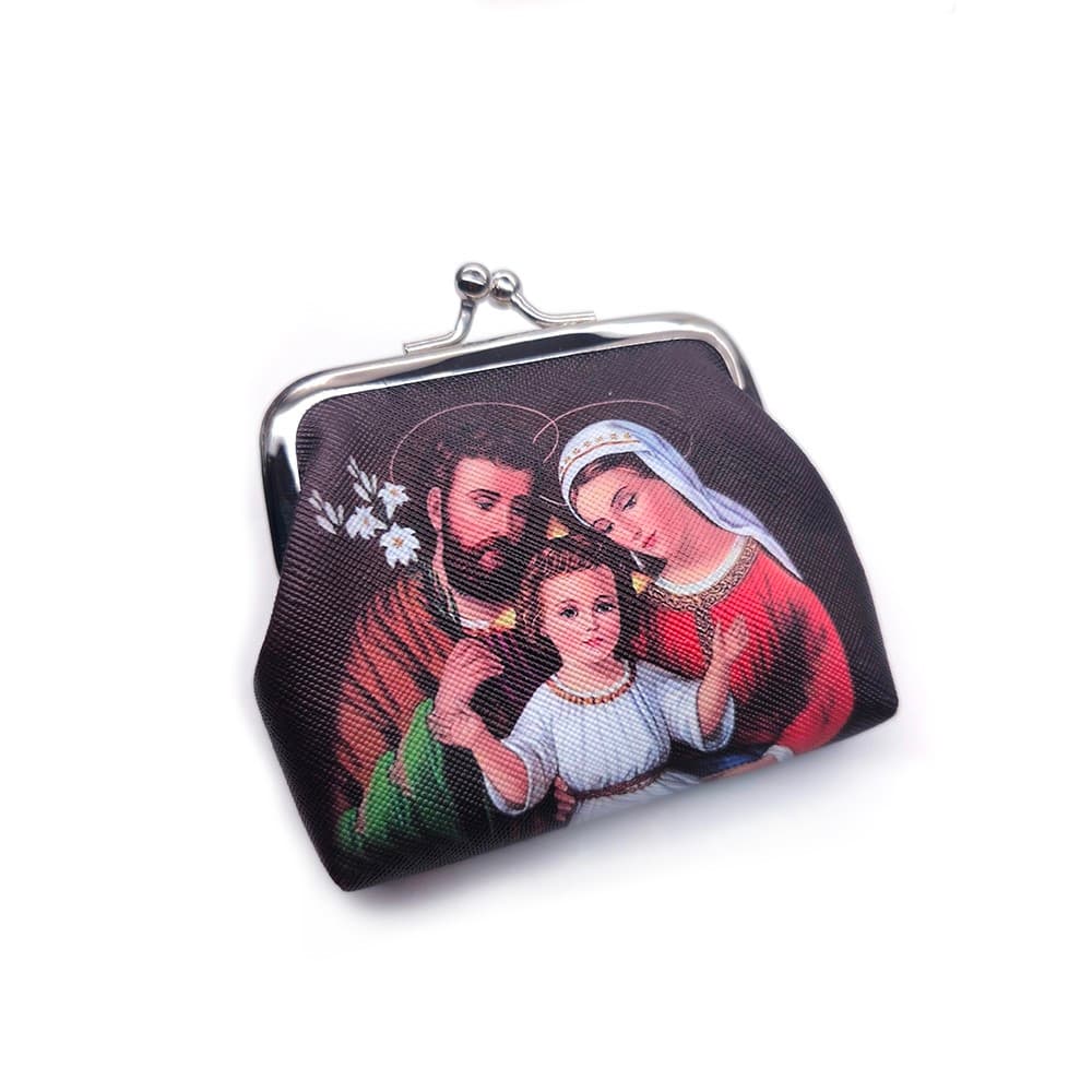 Rosary Storage Pouch with clip closure for prayer beads