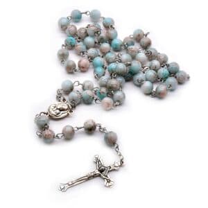 Striped Bead Rosary Set with Crucifixes, Rosaries product image 5