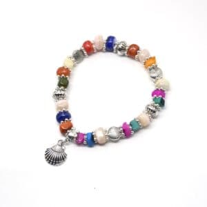 Colorful Ocean Bead Bracelet with a bright coastal-inspired beaded design