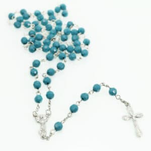 faceted bead cross rosary for devotional prayer, Rosaries product image 2